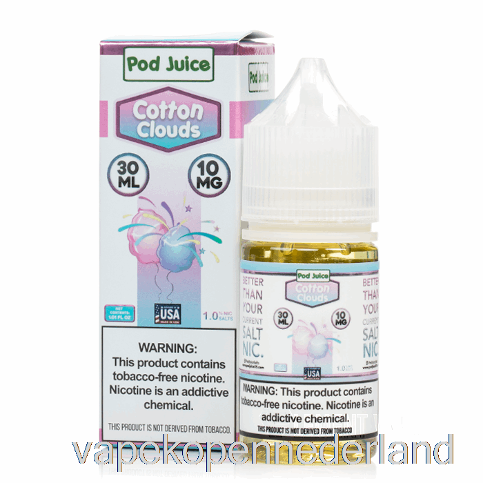 Vape Nederland Katoenwolken - Peulensap - 30ml 55mg